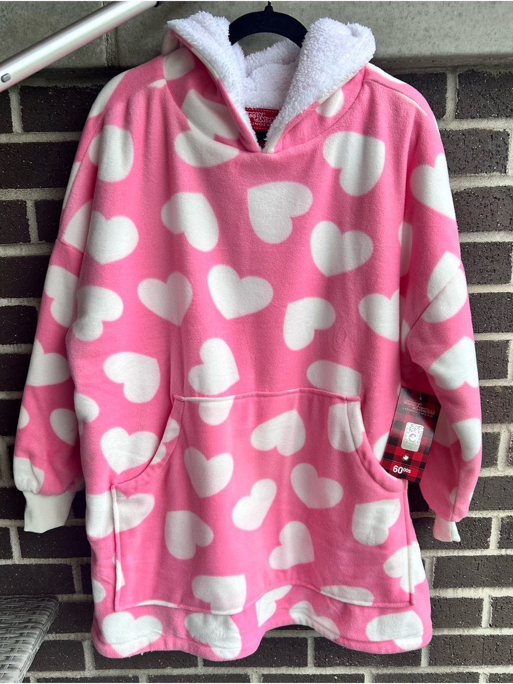 Cuddly Canuckies Canada Fleece Wearable Blanket Hoodie Size O/S